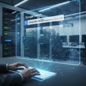 Google Search Generates $63B, Experiments with AI Ads
