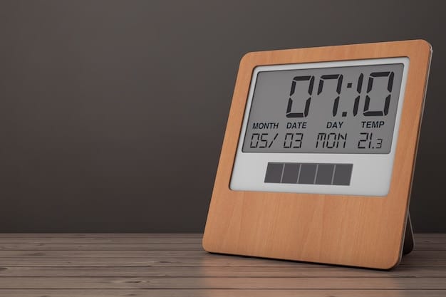 Digital Wooden Alarm Clock
